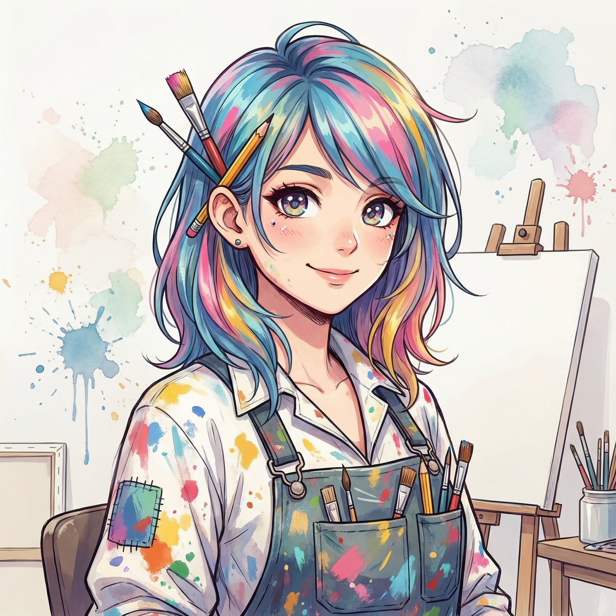 蘑菇视频动漫原画师林彩绘